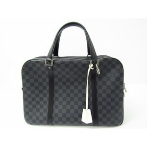 Louis Vuitton Graphite Porte Document Voyage Black